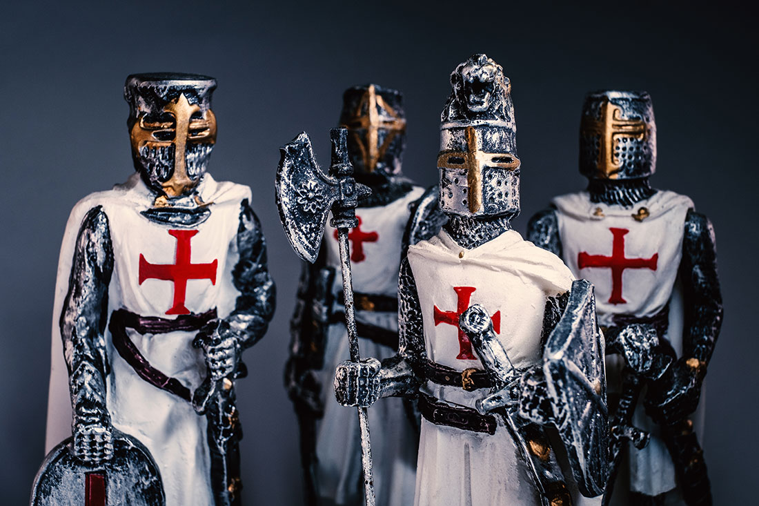 Knights Templar - Cavalieri Templari by Tiziano L. U. Caviglia