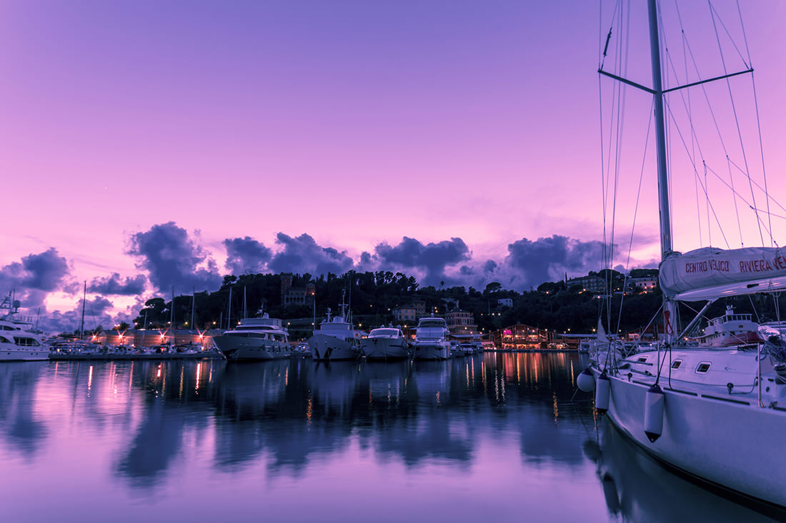 Marina di Varazze al tramonto by Tiziano L. U. Caviglia